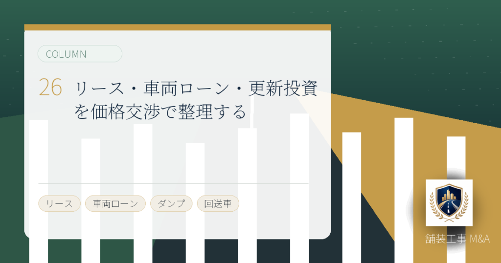 リース・車両ローン・更新投資を価格交渉で整理するのアイキャッチ画像